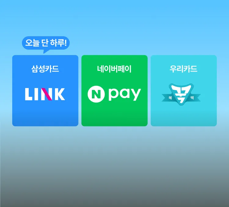 0807 빅세일 단하루 제휴 (삼성카드)
