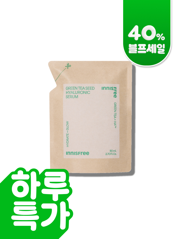 [80mL] 그린티 히알루론산 수분 세럼 리필