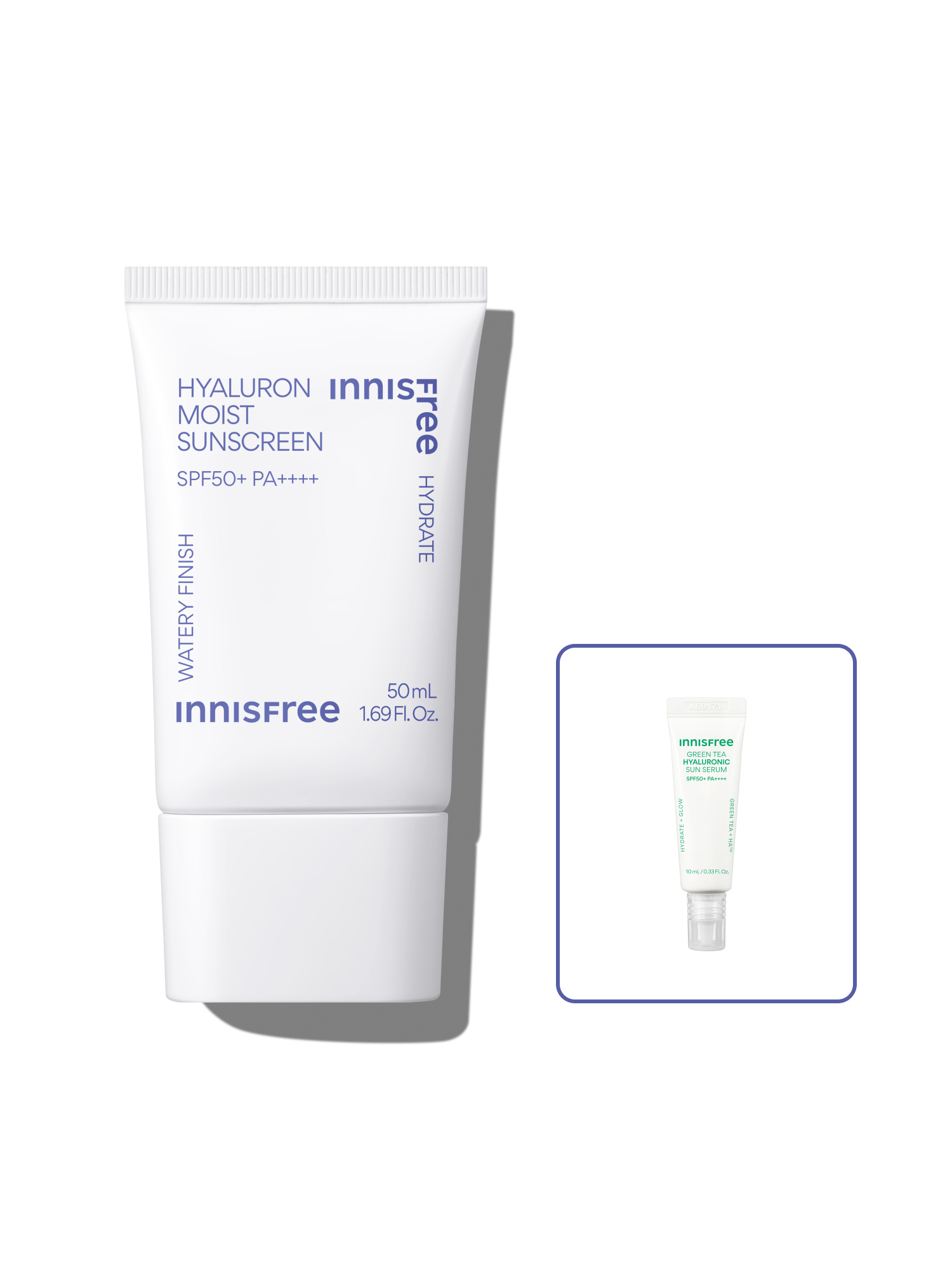 히알루론 수분 선크림 SPF50+ PA++++ / 히알루론산 유기자차