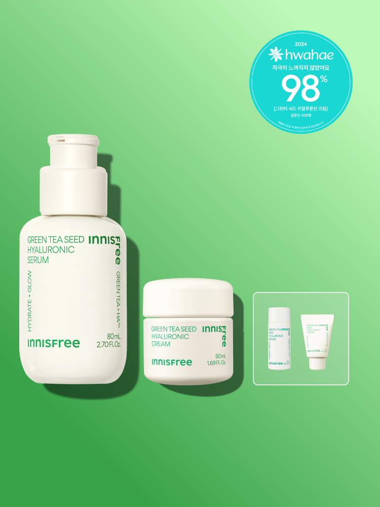 그린티 씨드 세럼 80mL + 그린티 수분크림 50mL