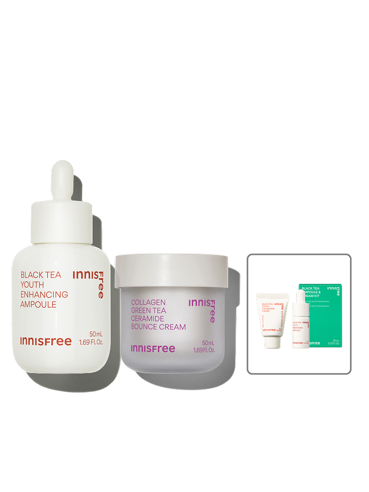 블랙티 유스 앰플[대용량] 50mL + 콜라겐 탄력장벽 크림 50mL