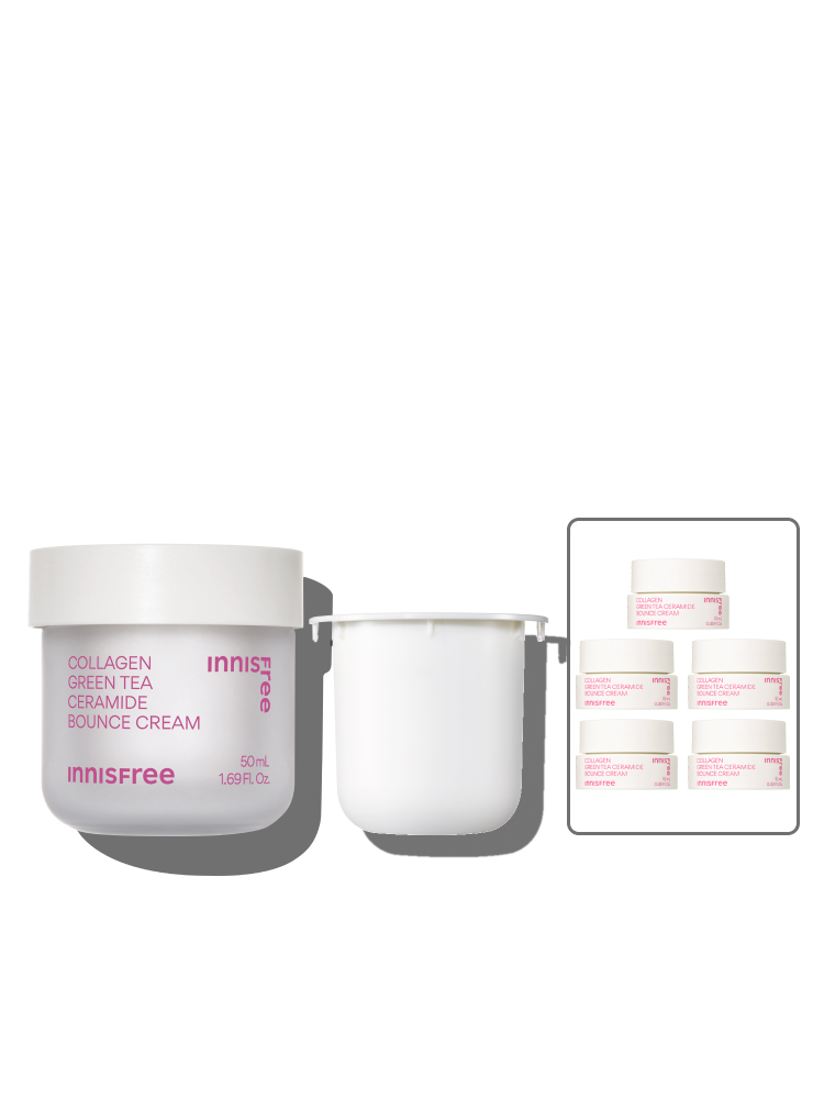 콜라겐 그린티 세라마이드 탄력장벽 크림 50mL + 리필 50mL