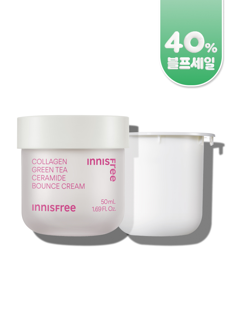콜라겐 그린티 세라마이드 탄력장벽 크림 50mL + 리필 50mL