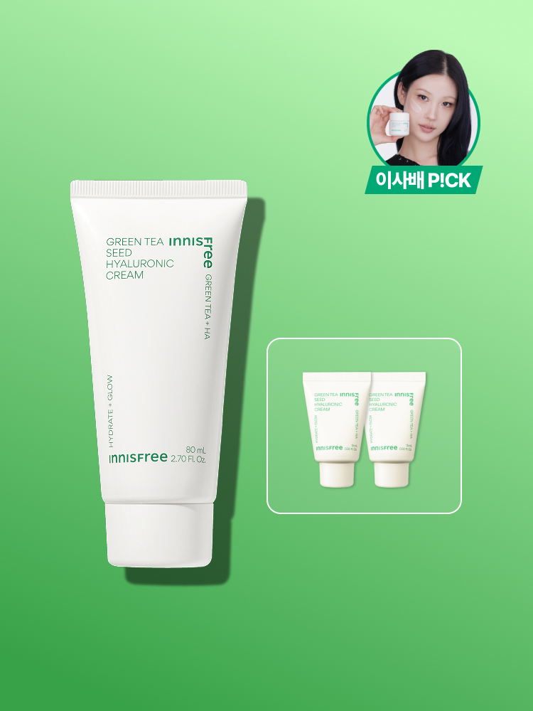 [대용량 80mL] 그린티 히알루론산 수분 크림