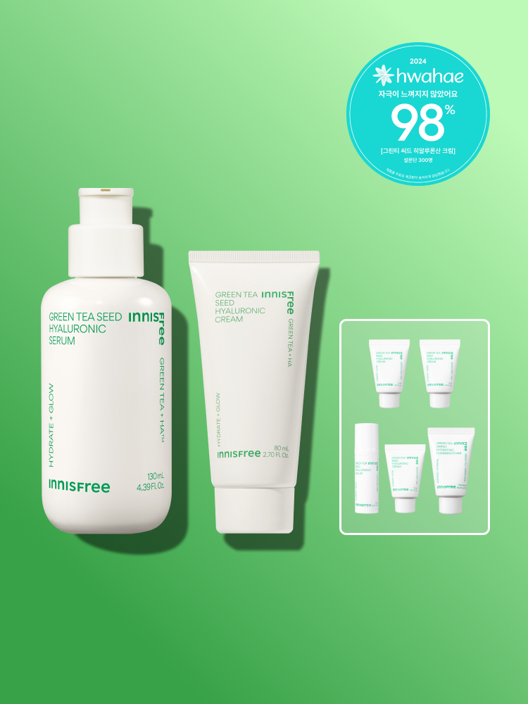 그린티 씨드 세럼 130mL + 그린티 수분크림 80mL