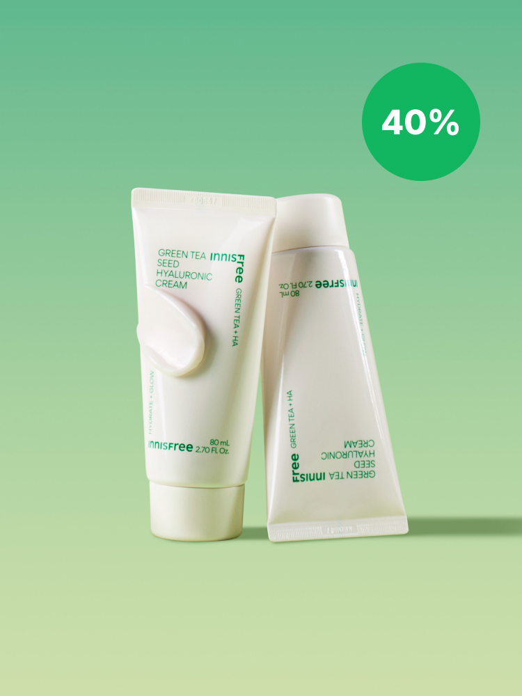 그린티 히알루론산 수분크림[튜브] 80mL x 2개