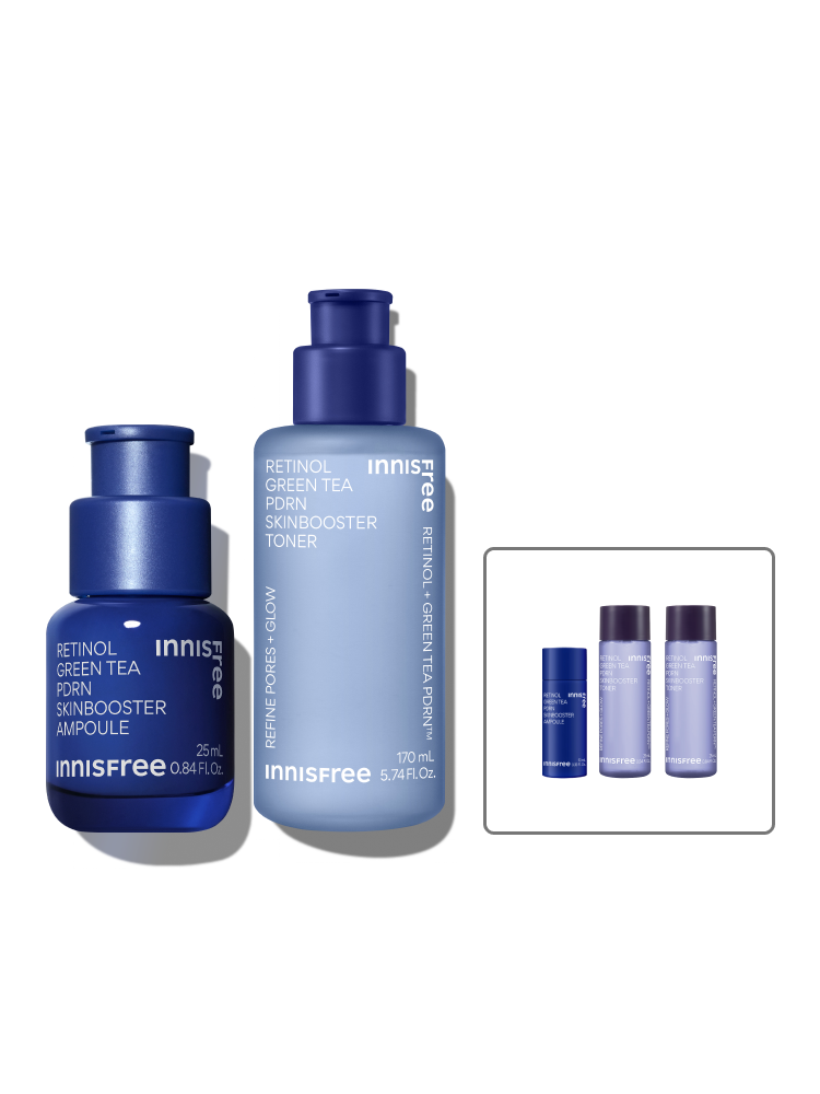 레티놀 그린티 PDRN 앰플 25mL + 레티놀 PDRN 토너 170mL