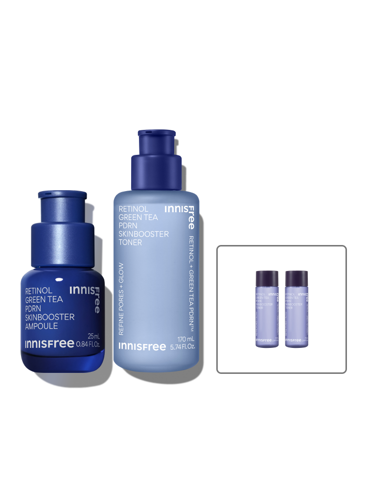 레티놀 그린티 PDRN 앰플 25mL + 레티놀 PDRN 토너 170mL