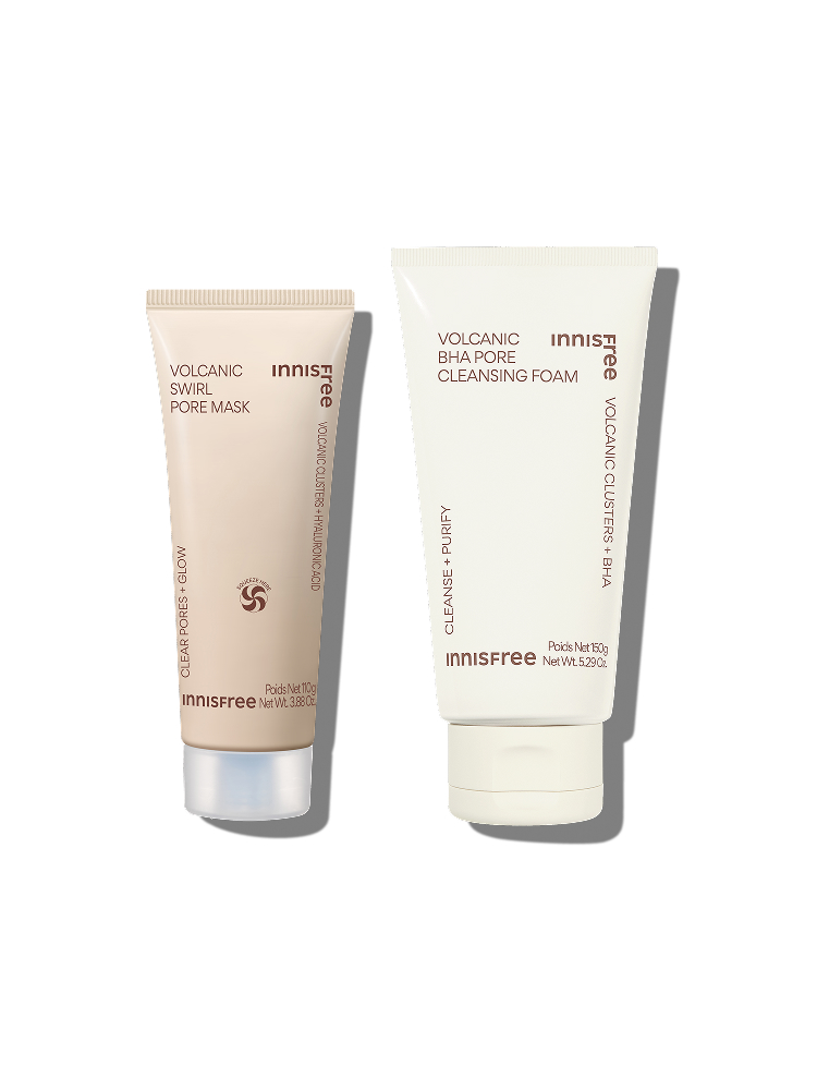 화산송이 모공 듀얼 마스크팩 110g + 화산송이 모공 폼 클렌징 150g