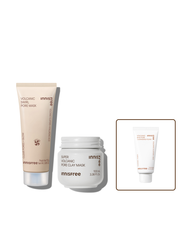 화산송이 모공 듀얼 마스크 110g + 수퍼 화산송이 모공 마스크 100mL
