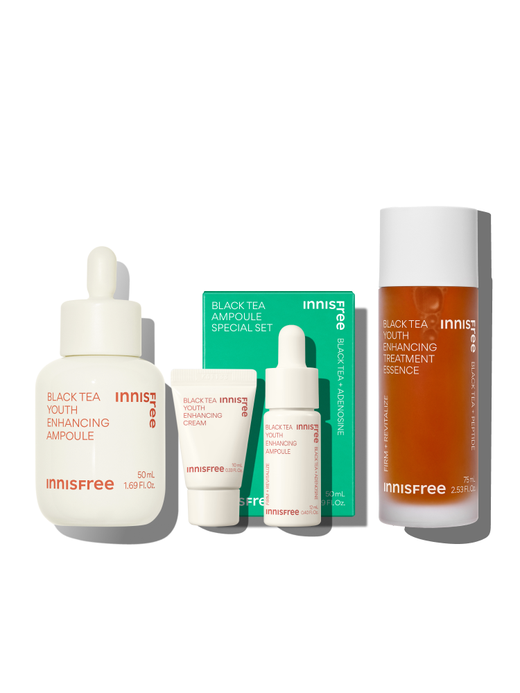 [대용량] 블랙티 앰플 스페셜 세트 50mL + 블랙티 에센스 75mL
