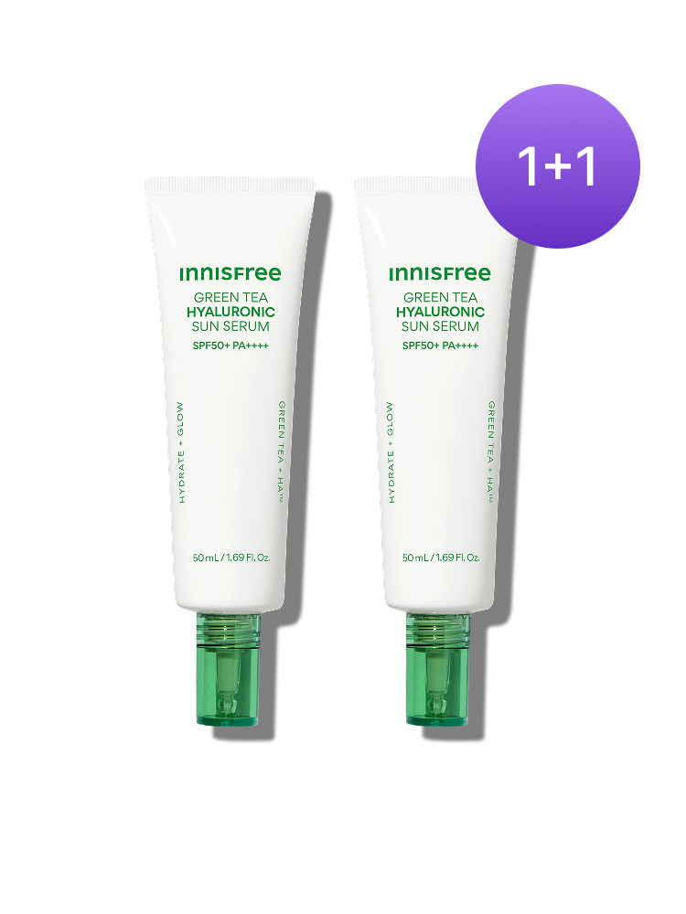 [더블기획] 그린티 히알루론산 수분 선세럼 50mL X 2개