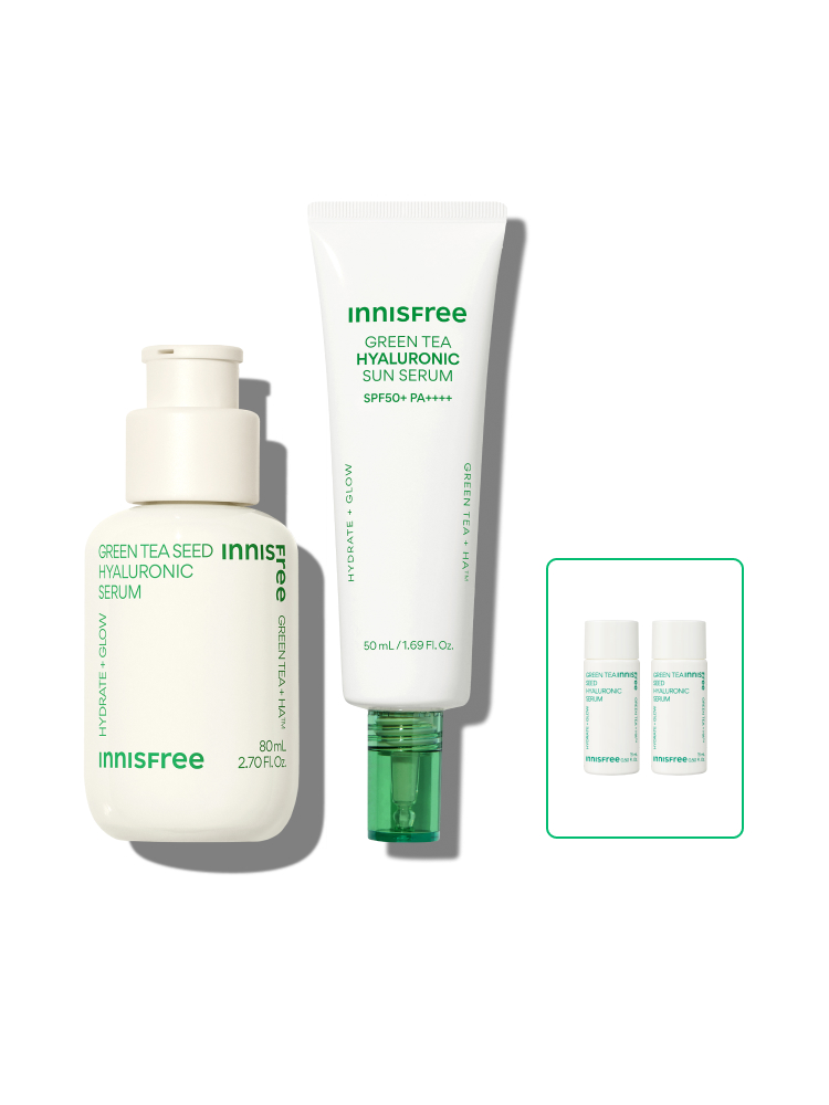 그린티 수분 세럼 80mL + 그린티 선세럼 50mL