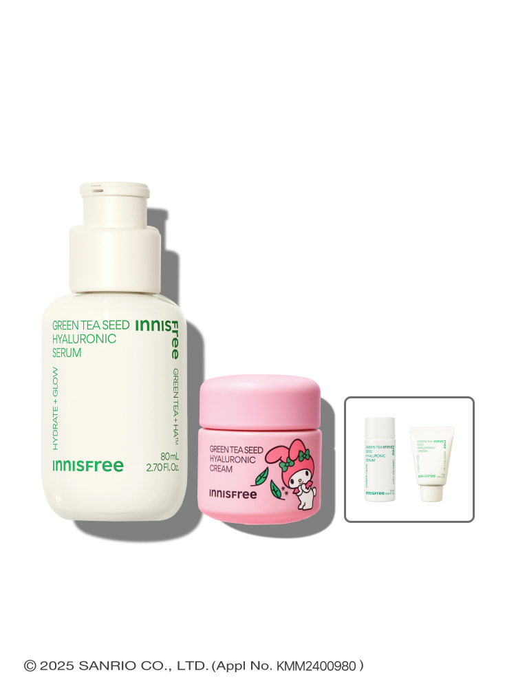 그린티 씨드 세럼 80mL + 마이멜로디 그린티 수분크림 50mL