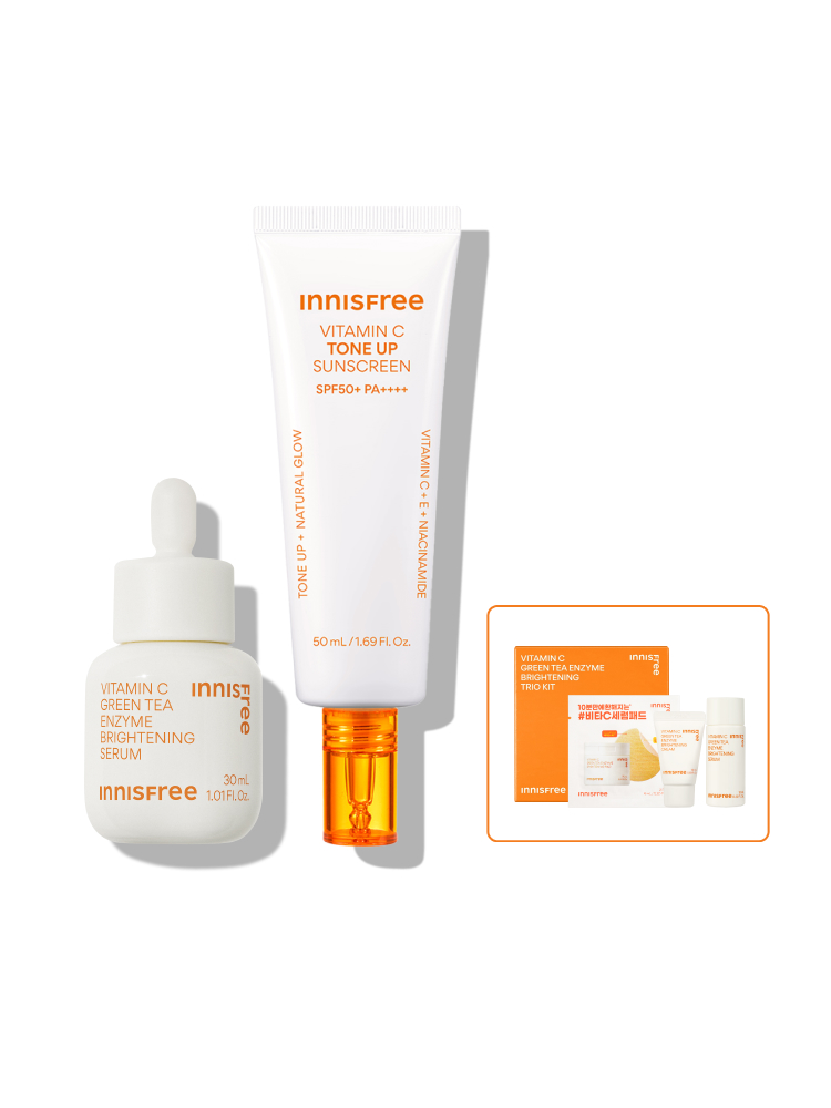 비타민C 7일 톤업 세럼 30mL + 비타민C 잡티 톤업 선크림 50mL