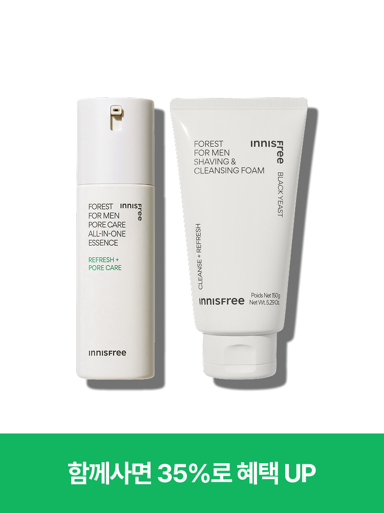 포레스트 올인원 에센스 100mL & 클렌징 폼 150G 패키지