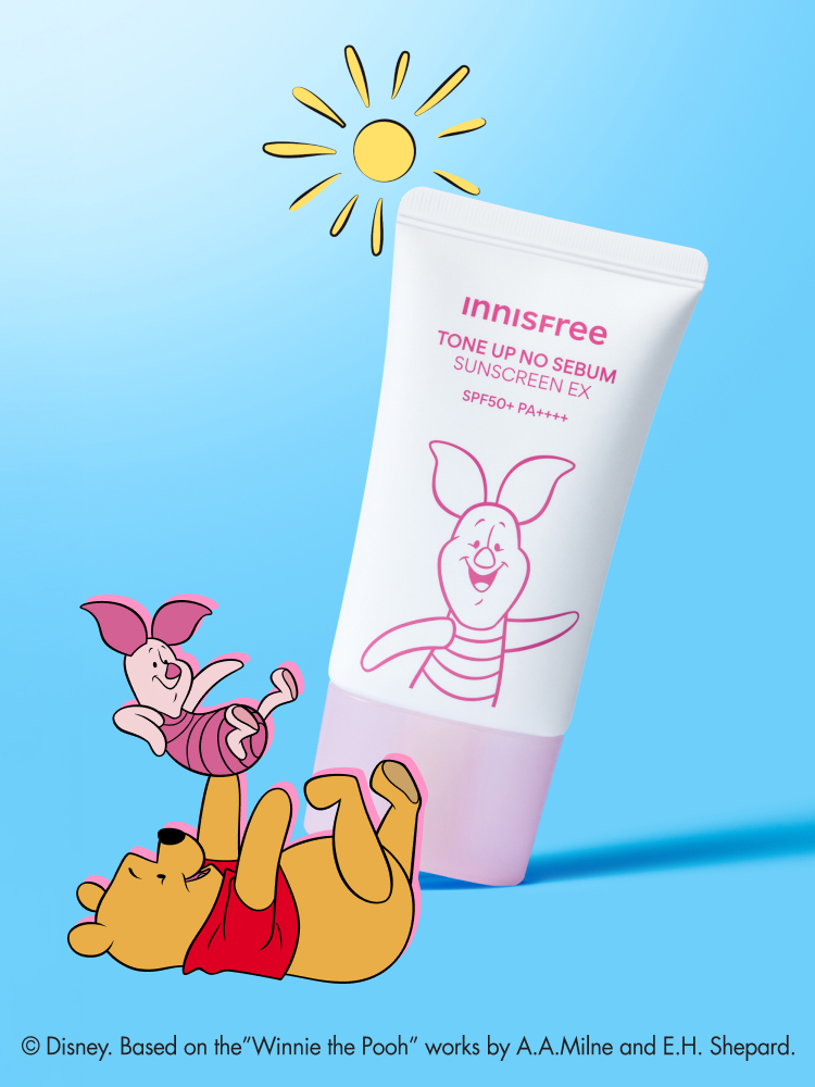 [곰돌이푸 에디션] 톤업 노세범 선스크린 EX SPF50+ PA++++