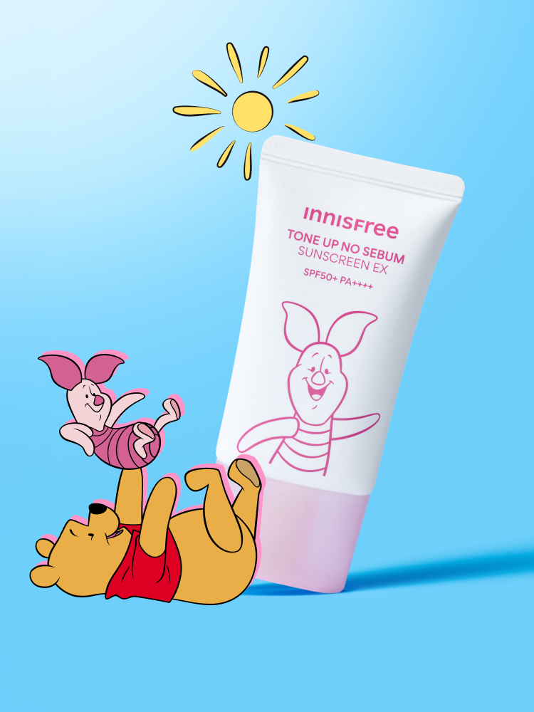 [곰돌이푸 에디션] 톤업 노세범 선스크린 EX SPF50+ PA++++