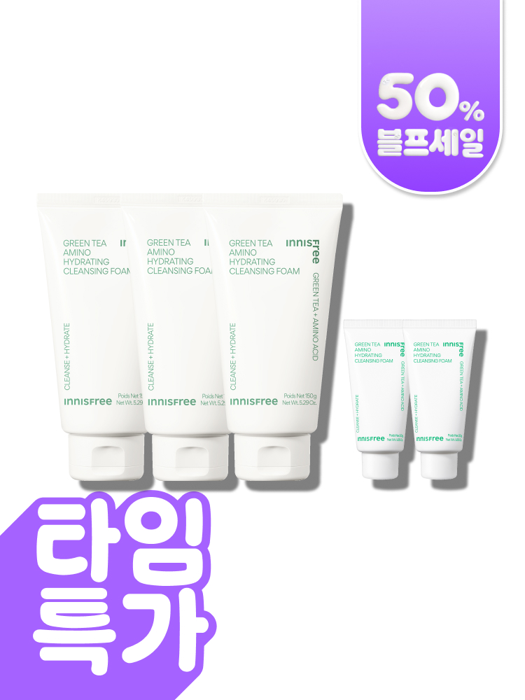 그린티 수분 폼 클렌징 150g X 3개 [트리플기획]