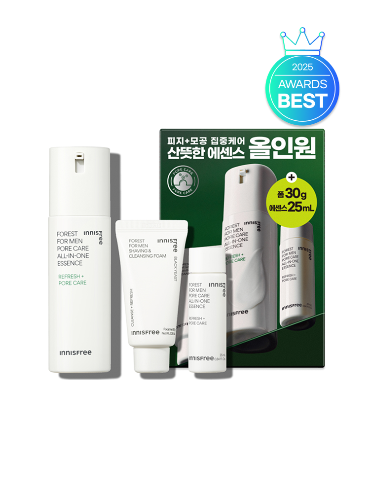 포레스트 올인원 에센스 기획세트 (에센스 100mL+25mL+폼 30g)