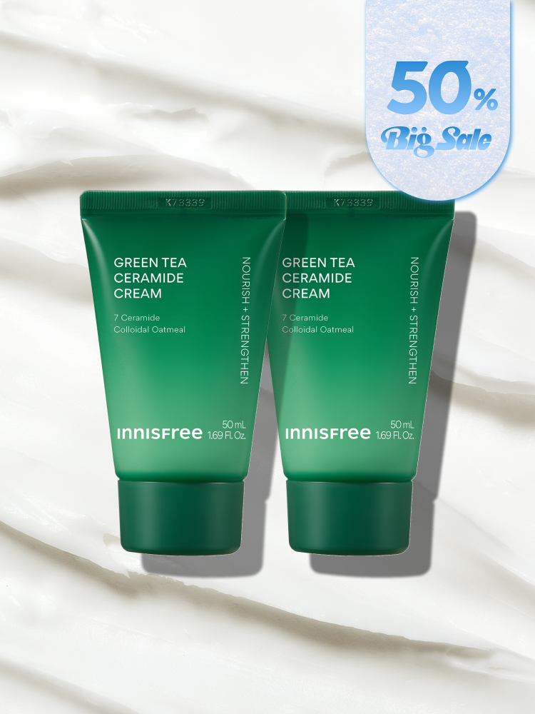 [50mL 튜브] 그린티 버터 보습 크림 더블 패키지