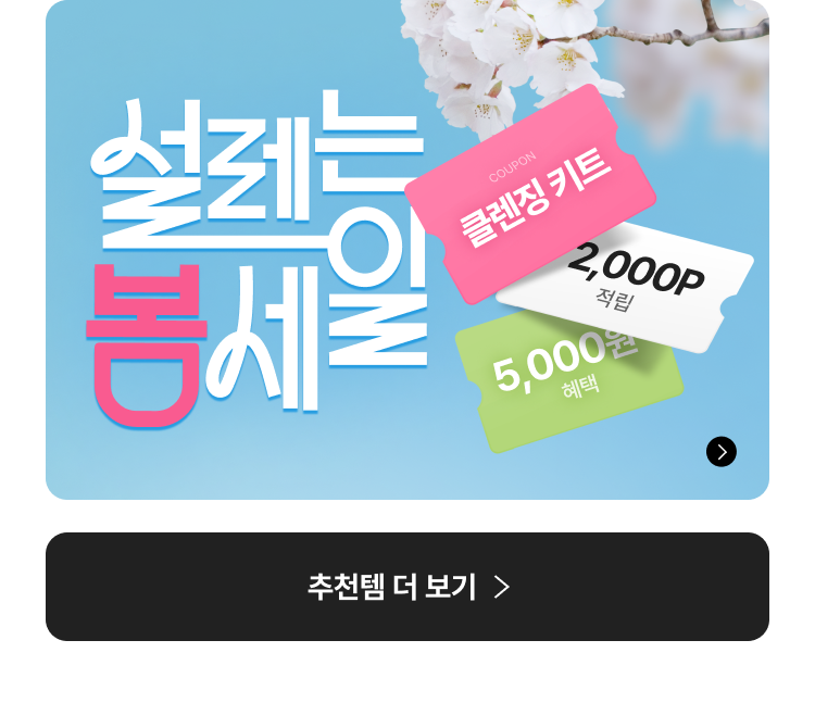 설레는 봄세일