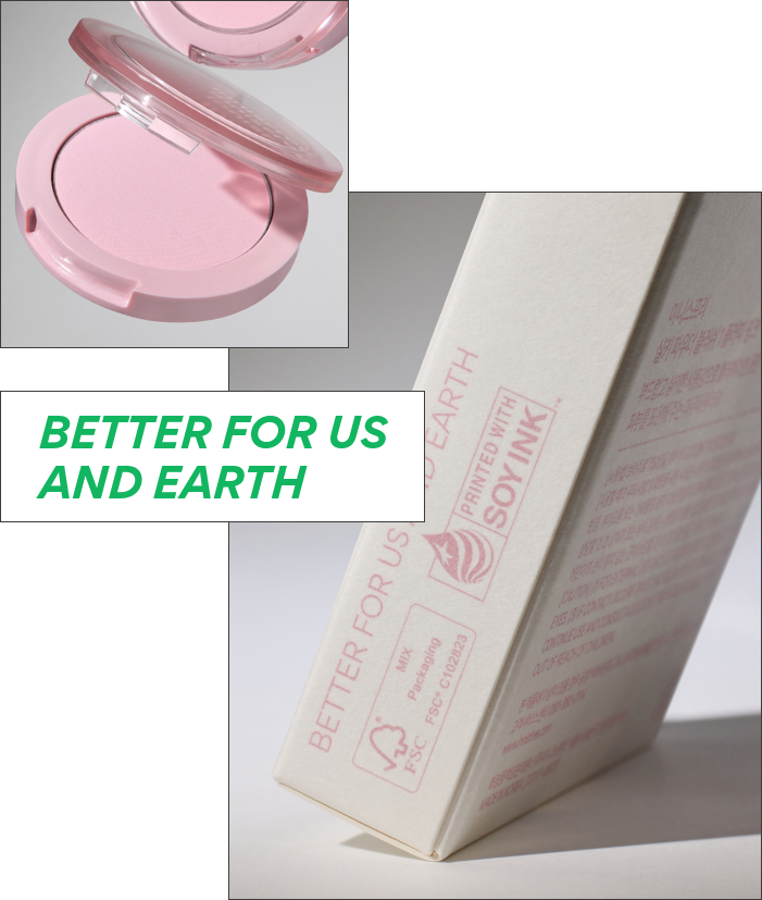 BETTER FOR US AND EARTH