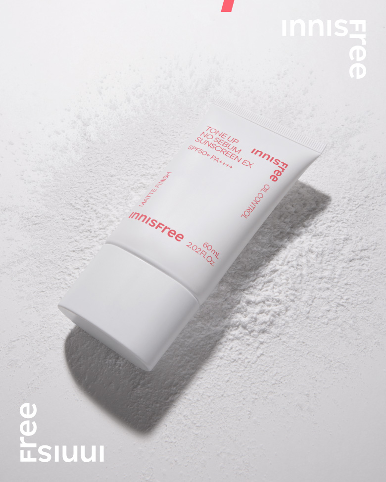 톤업 노세범 선스크린 EX 제품 연출 사진